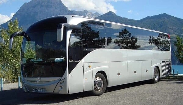 53-seater coach to hire in France