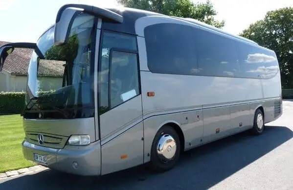 Luxury 34-seater coach available for rent in France