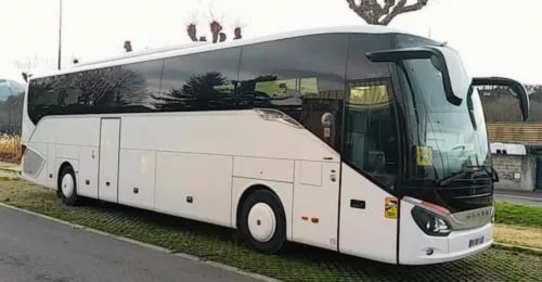 57 seater coach in Lourdes