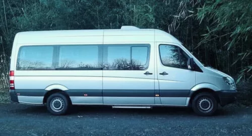 9 seater minibus in Lourdes